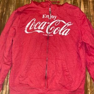 Coca Cola zip-up hoodie